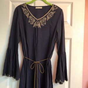 SOLD Paper crane bell sleeved dress